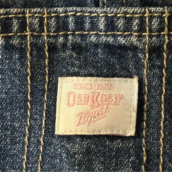 Vintage OshKosh B'gosh denim overall dress with adjustable straps - Picture 3 of 7